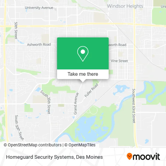 Homeguard Security Systems map