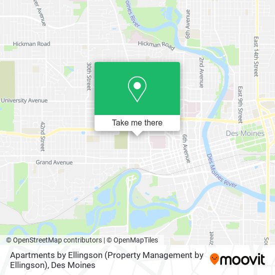 Apartments by Ellingson (Property Management by Ellingson) map