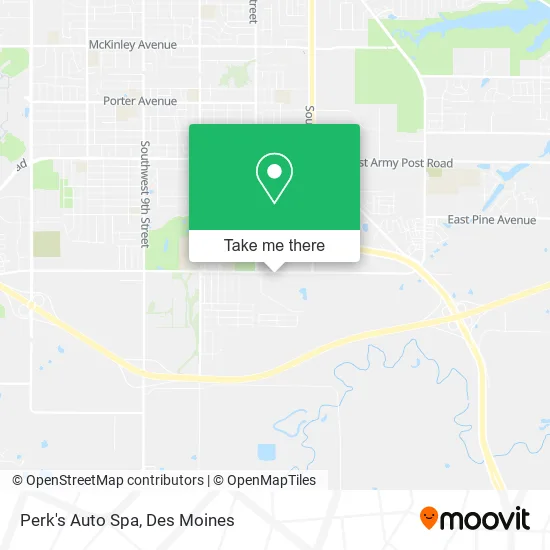 Mapa de Perk's Auto Spa