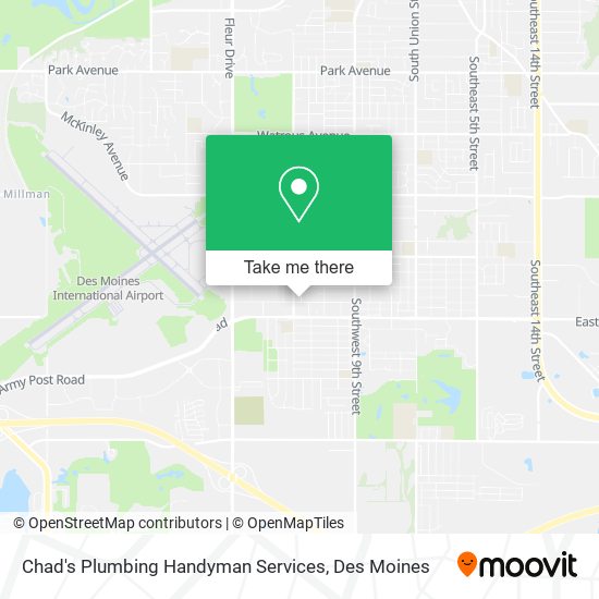 Chad's Plumbing Handyman Services map
