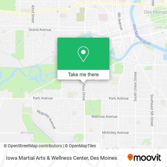 Iowa Martial Arts & Wellness Center map
