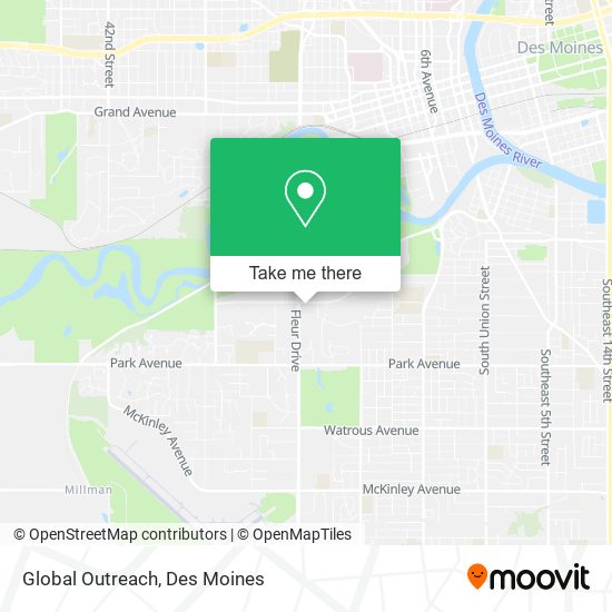 Mapa de Global Outreach