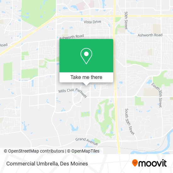 Mapa de Commercial Umbrella