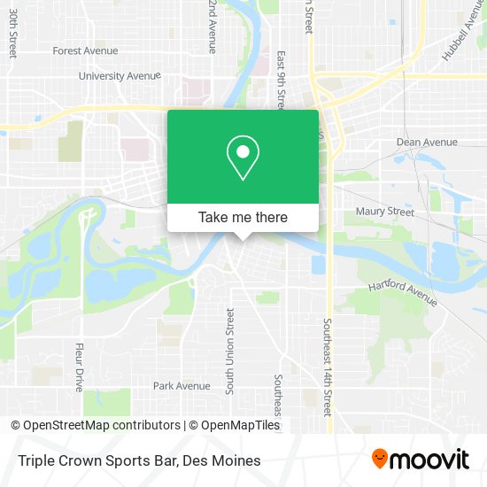 Triple Crown Sports Bar map