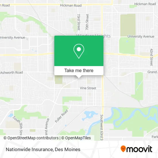 Nationwide Insurance map