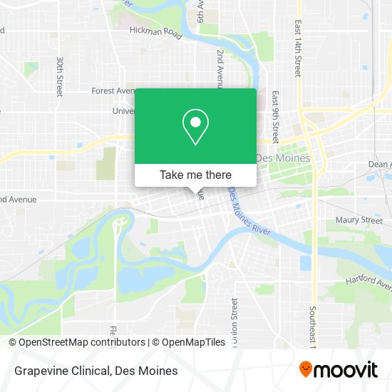 Grapevine Clinical map