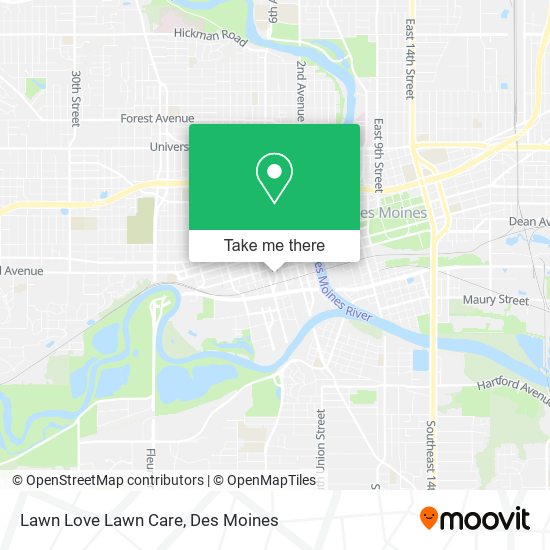 Lawn Love Lawn Care map