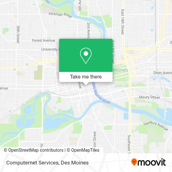 Computernet Services map