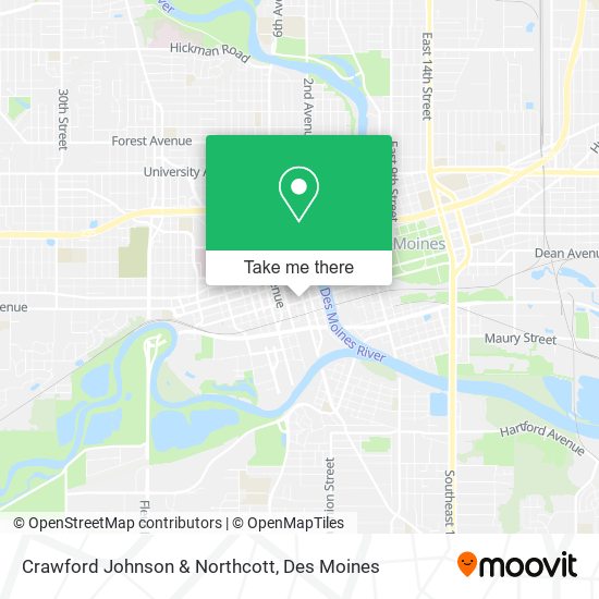 Crawford Johnson & Northcott map