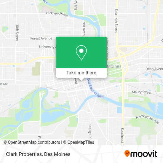 Clark Properties map