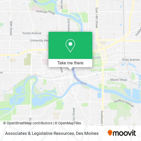 Associates & Legislative Resources map