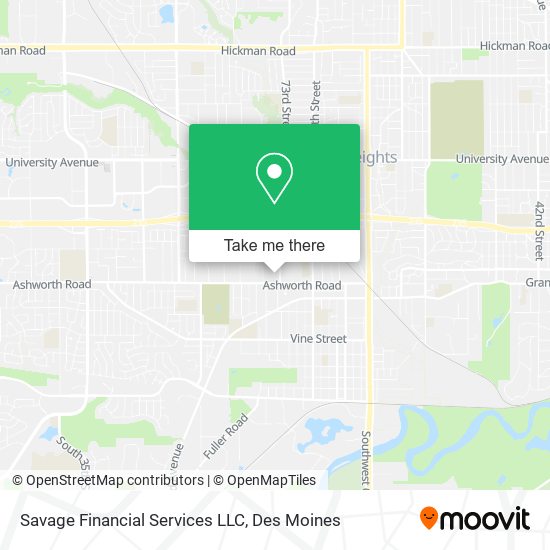 Mapa de Savage Financial Services LLC