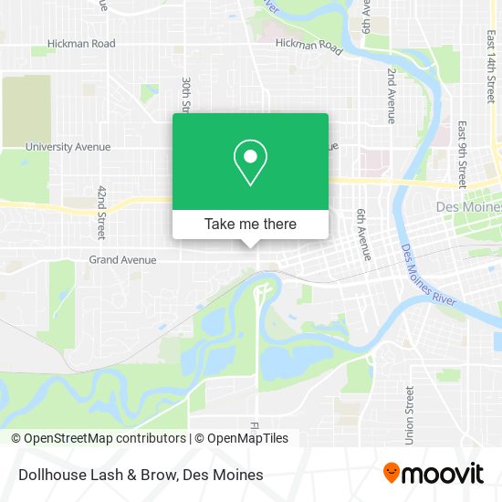 Dollhouse Lash & Brow map