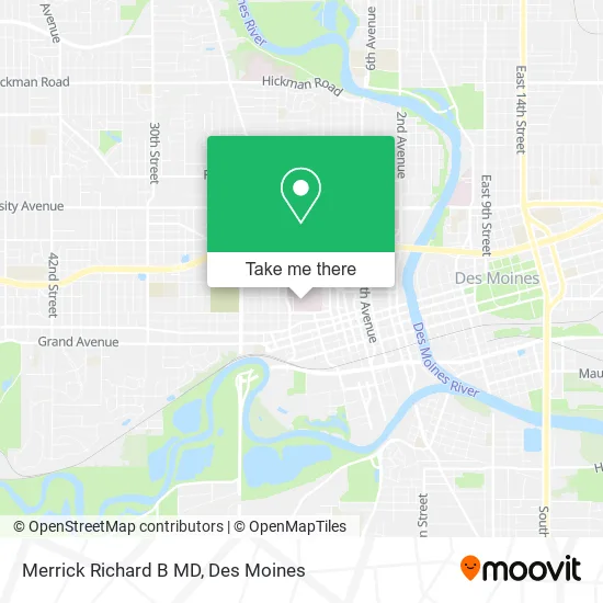 Merrick Richard B MD map