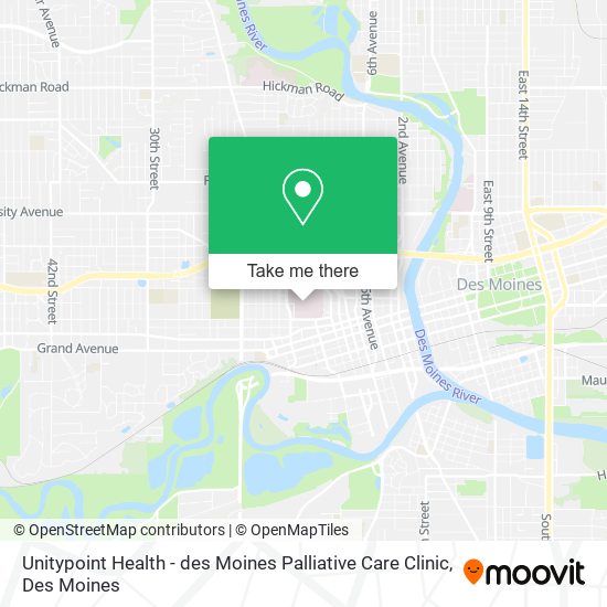 Unitypoint Health - des Moines Palliative Care Clinic map