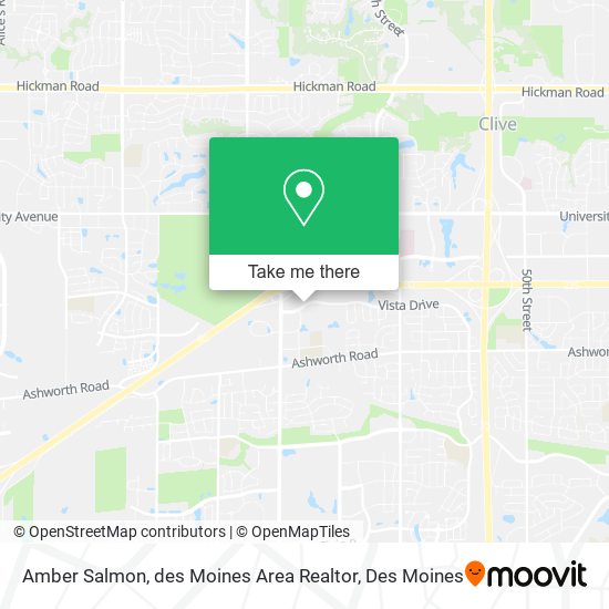 Amber Salmon, des Moines Area Realtor map