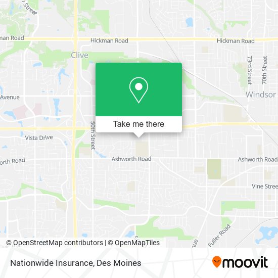 Nationwide Insurance map