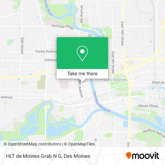 HLT de Moines Grab N G map