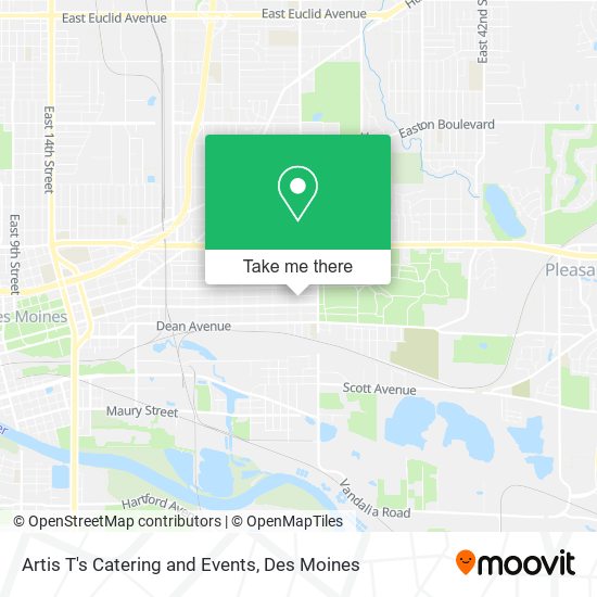 Artis T's Catering and Events map
