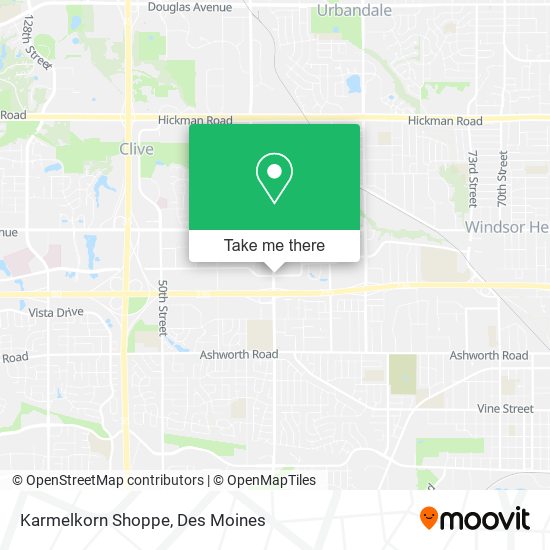 Mapa de Karmelkorn Shoppe