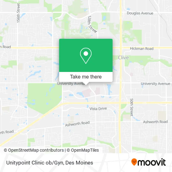 Unitypoint Clinic ob/Gyn map