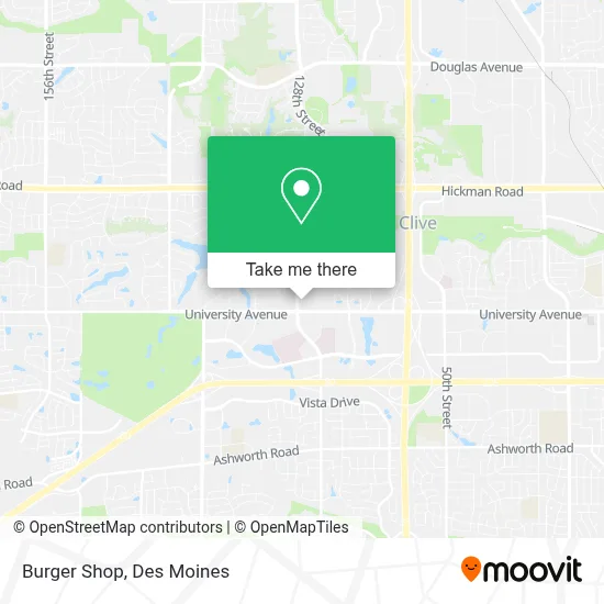 Burger Shop map