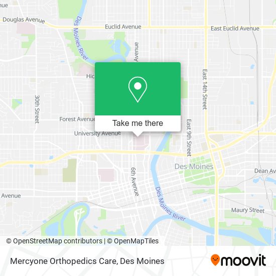 Mercyone Orthopedics Care map