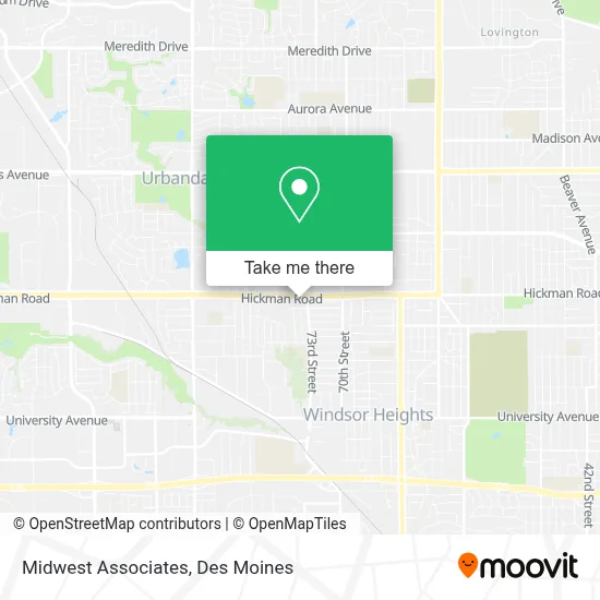 Midwest Associates map