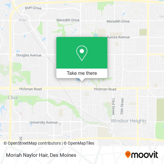 Moriah Naylor Hair map