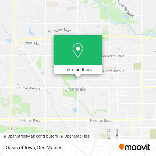 Mapa de Oasis of Iowa