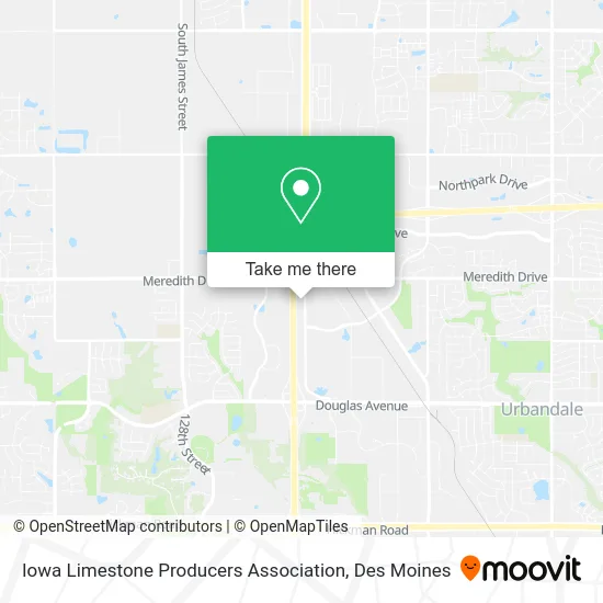 Iowa Limestone Producers Association map