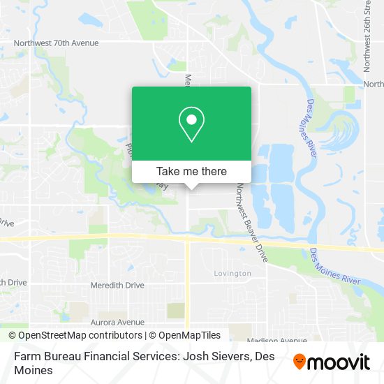 Farm Bureau Financial Services: Josh Sievers map