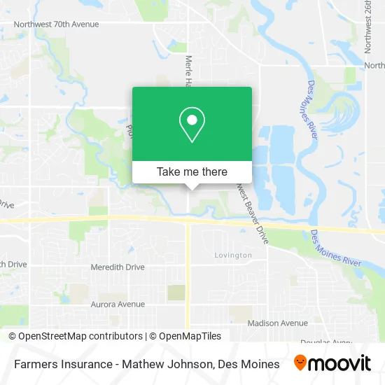 Farmers Insurance - Mathew Johnson map