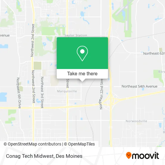Mapa de Conag Tech Midwest
