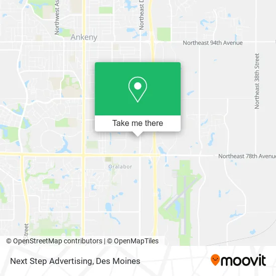Next Step Advertising map