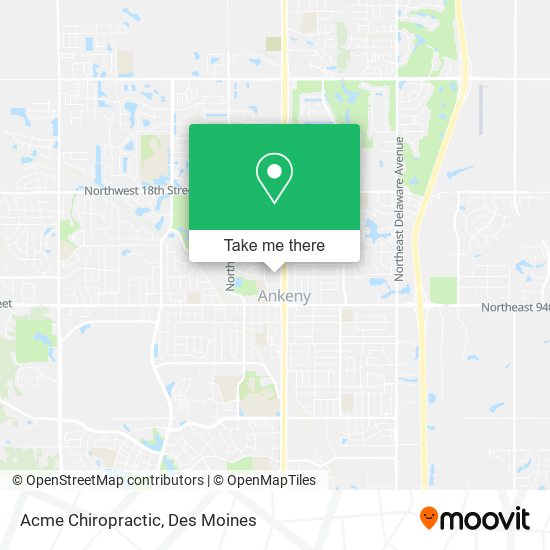 Acme Chiropractic map