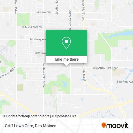 Griff Lawn Care map