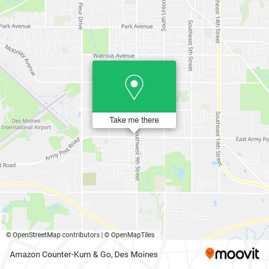 Amazon Counter-Kum & Go map