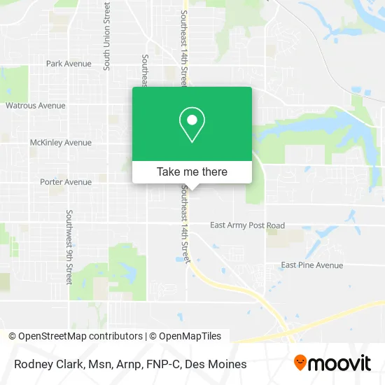 Rodney Clark, Msn, Arnp, FNP-C map