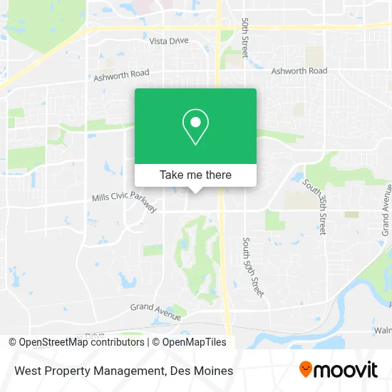 West Property Management map