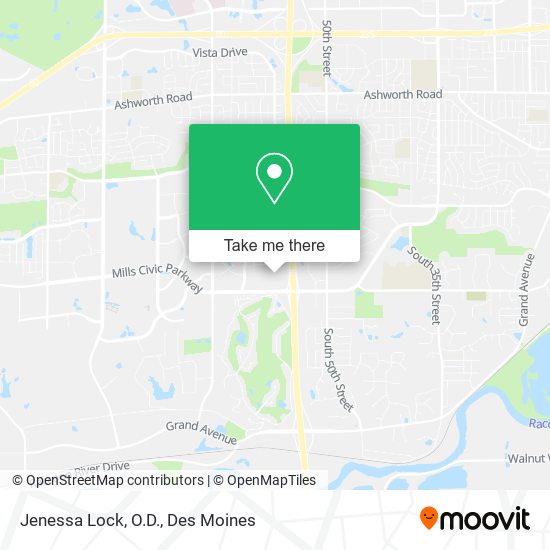 Mapa de Jenessa Lock, O.D.