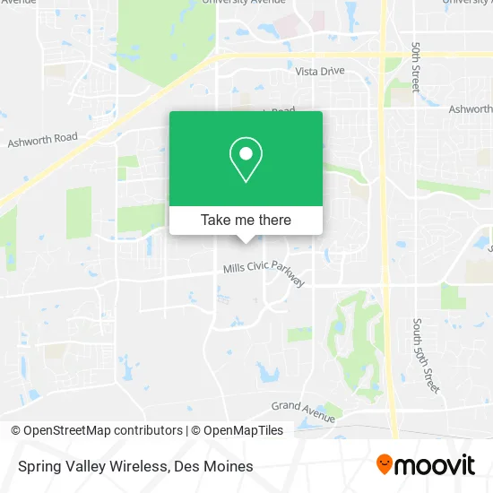 Spring Valley Wireless map