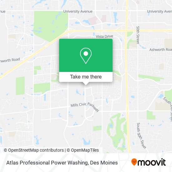 Atlas Professional Power Washing map