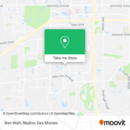 Ben Watt, Realtor map