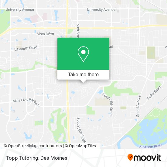 Topp Tutoring map