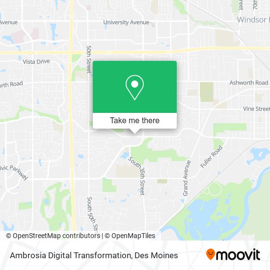 Ambrosia Digital Transformation map