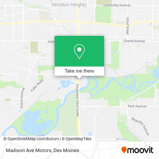 Mapa de Madison Ave Motors