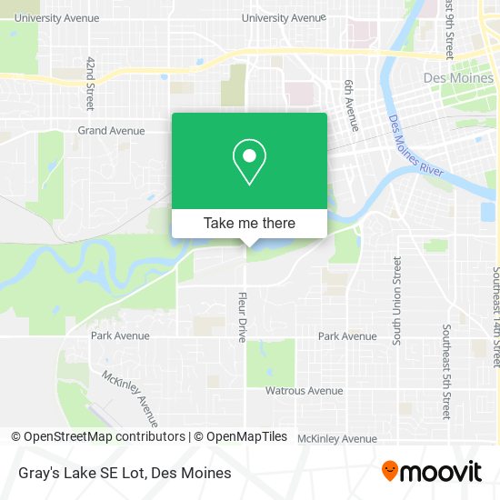 Mapa de Gray's Lake SE Lot