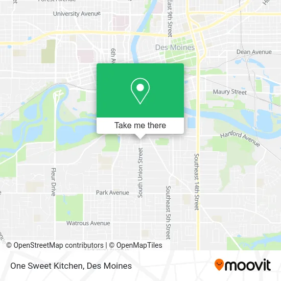 One Sweet Kitchen map