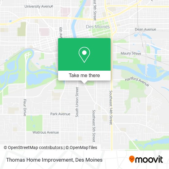 Mapa de Thomas Home Improvement